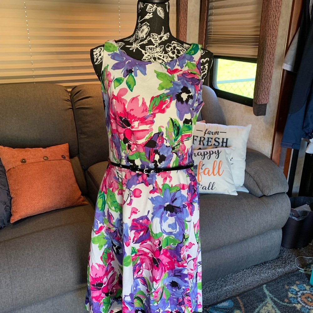 Beautiful Floral Modest Dress